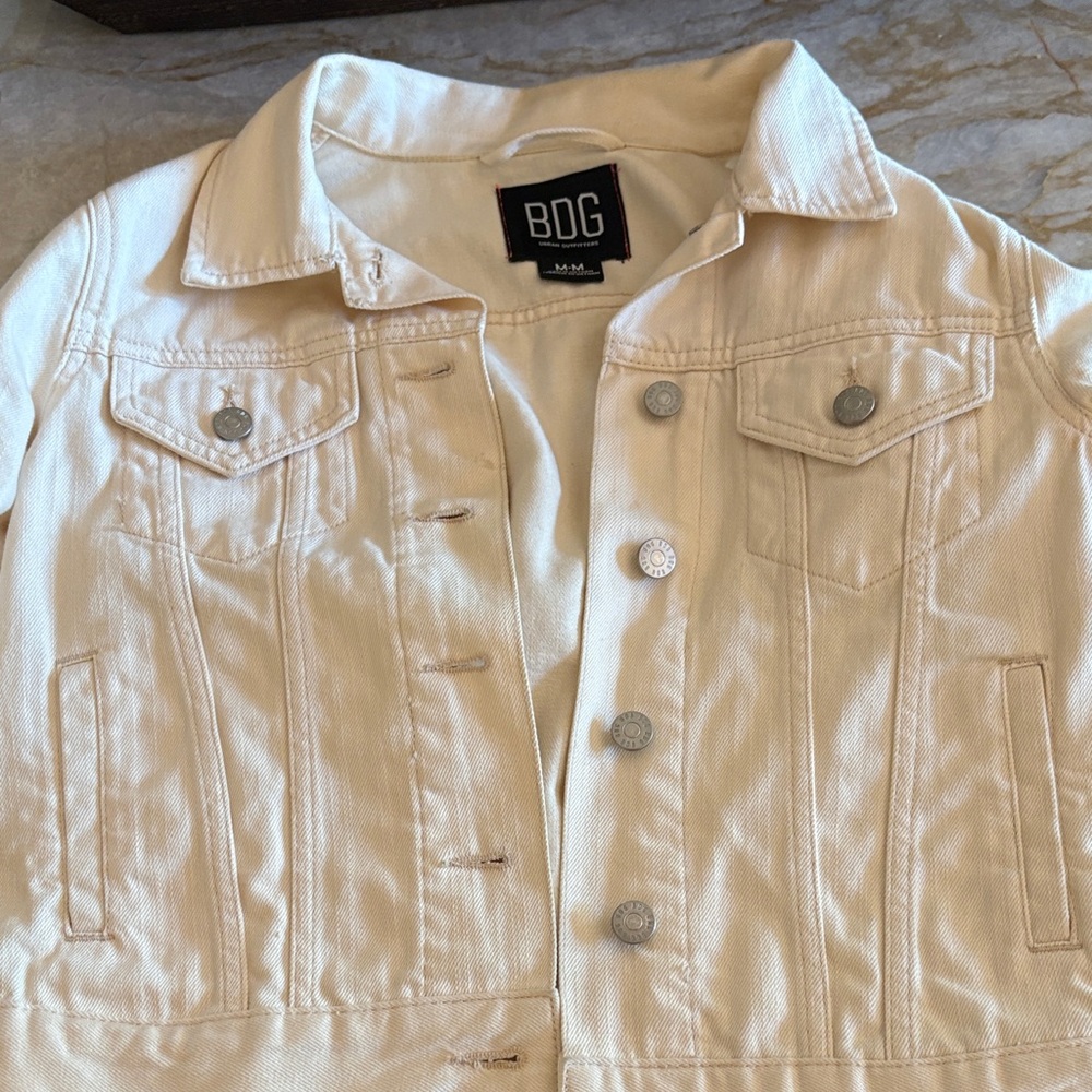 BDG Off-White Denim Jacket
